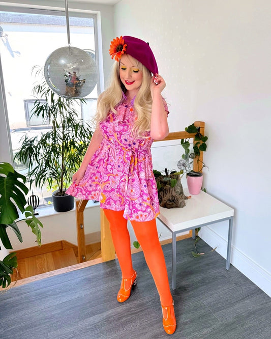 'Venus' Bardot Paisley Mini