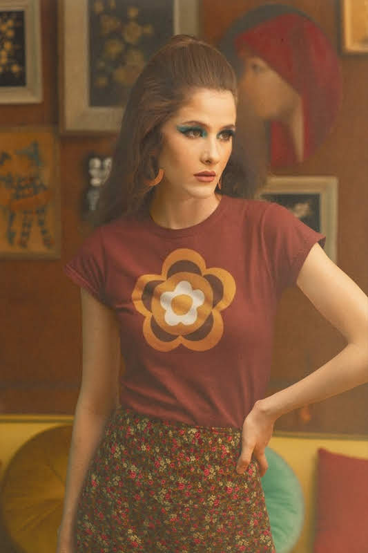 'Boho Koko' Flower T-Shirt