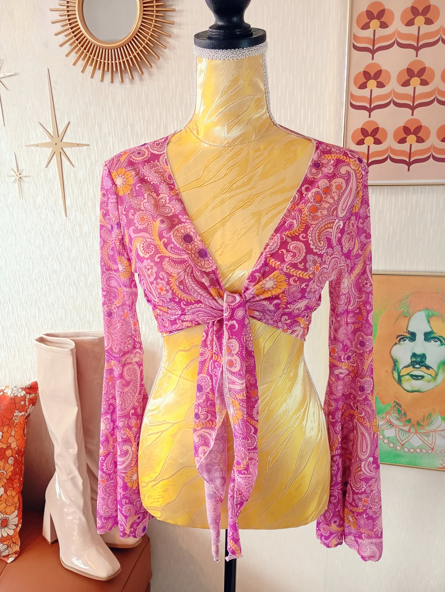 'Venus' Bell Sleeve Top