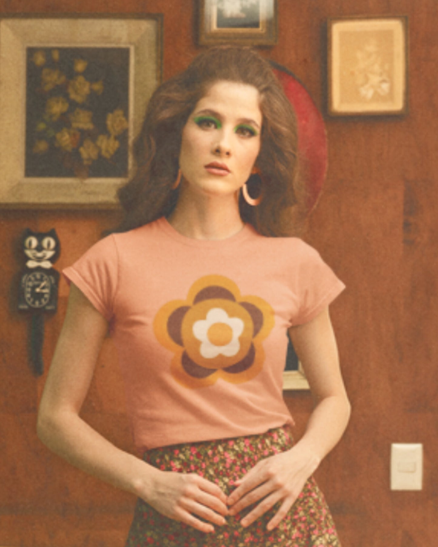 'Boho Koko' Flower T-Shirt