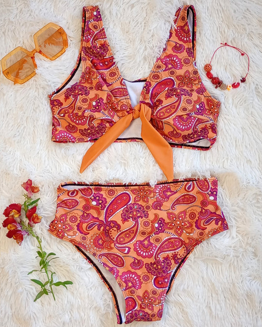 'Cosmic Empire' Front Bow Bikini
