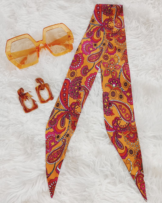 'Cosmic Empire' Skinny Scarf