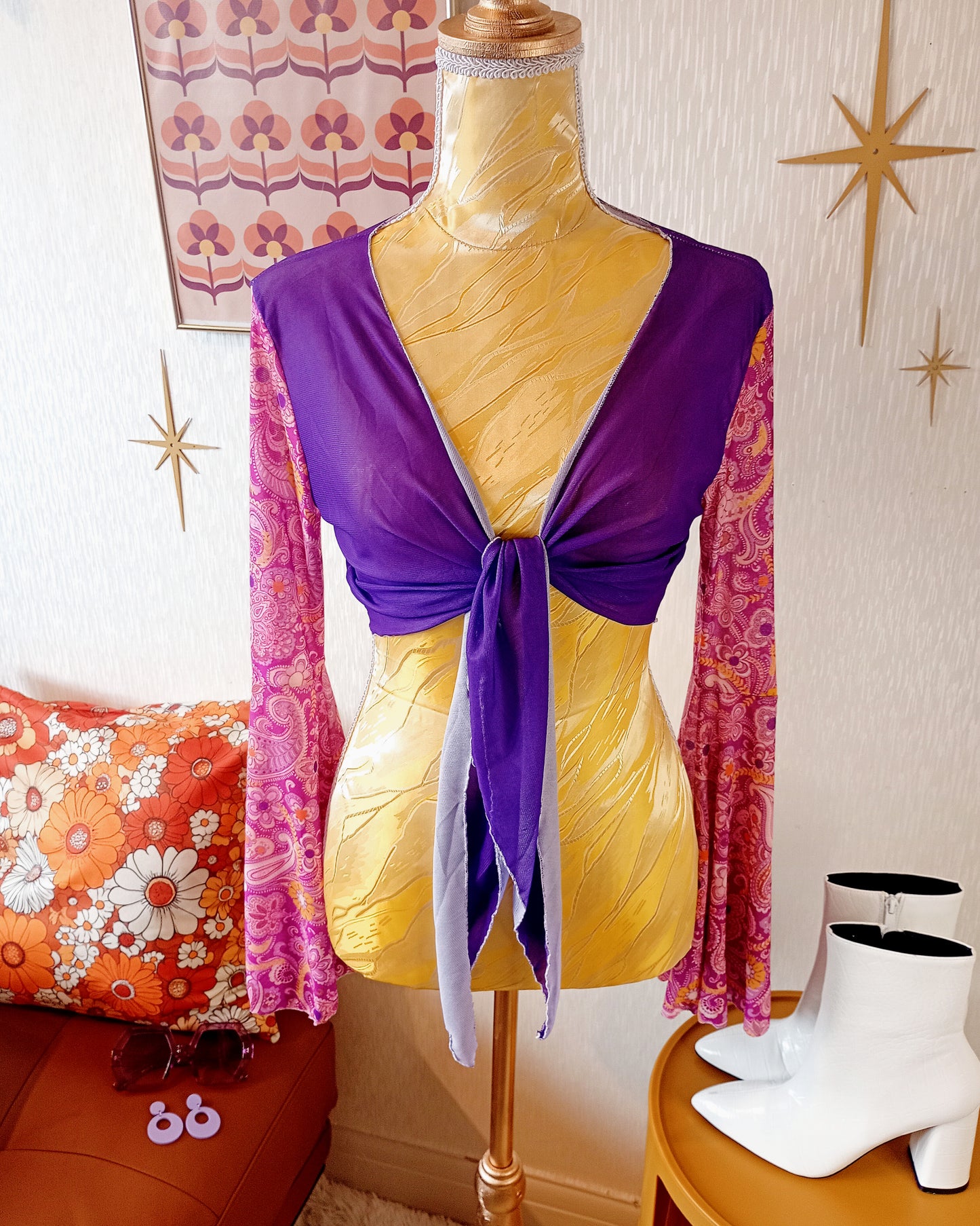 'Venus' Summer Dress and Bell Sleeve Top Set