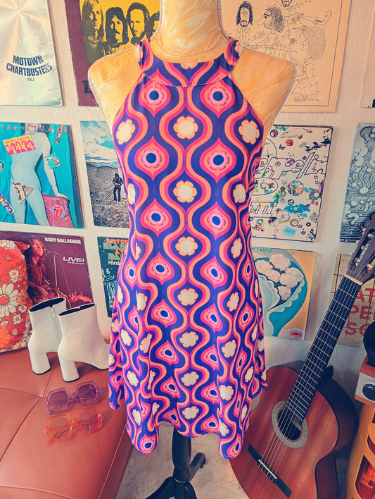 'Pretty Kitsch' Halter Neck Mini Dress