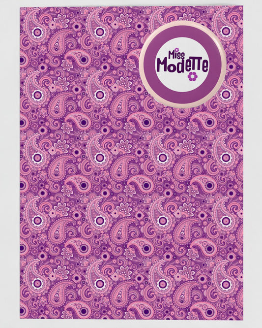 'Miss Modette' Greetings Card With Badge