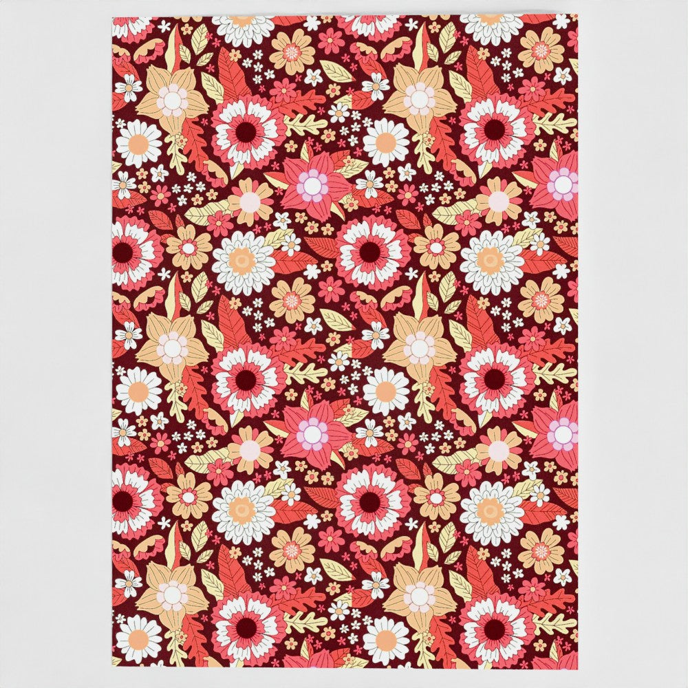 'Boho Babe' Greetings Card With Badge