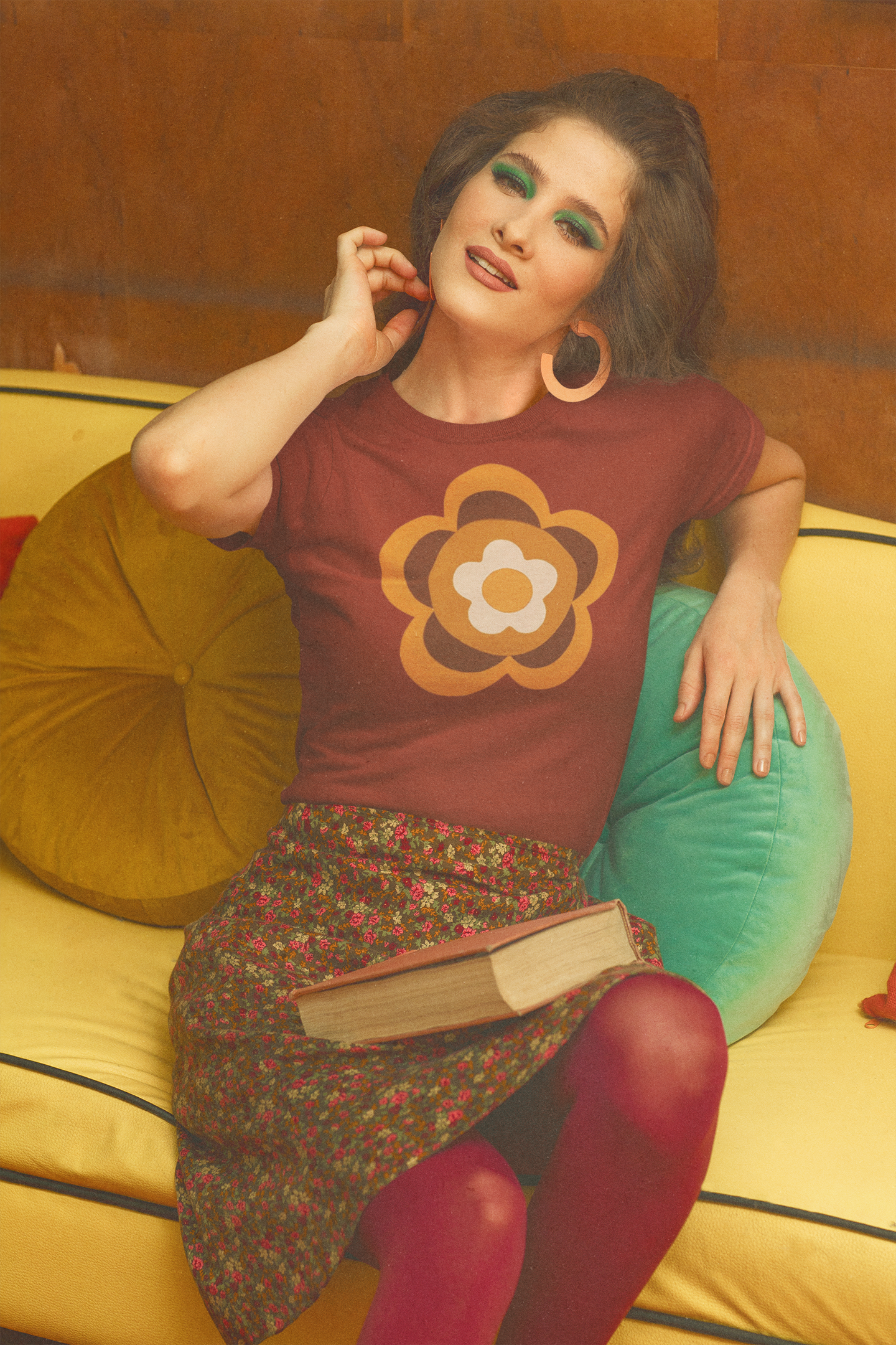 'Boho Koko' Flower T-Shirt