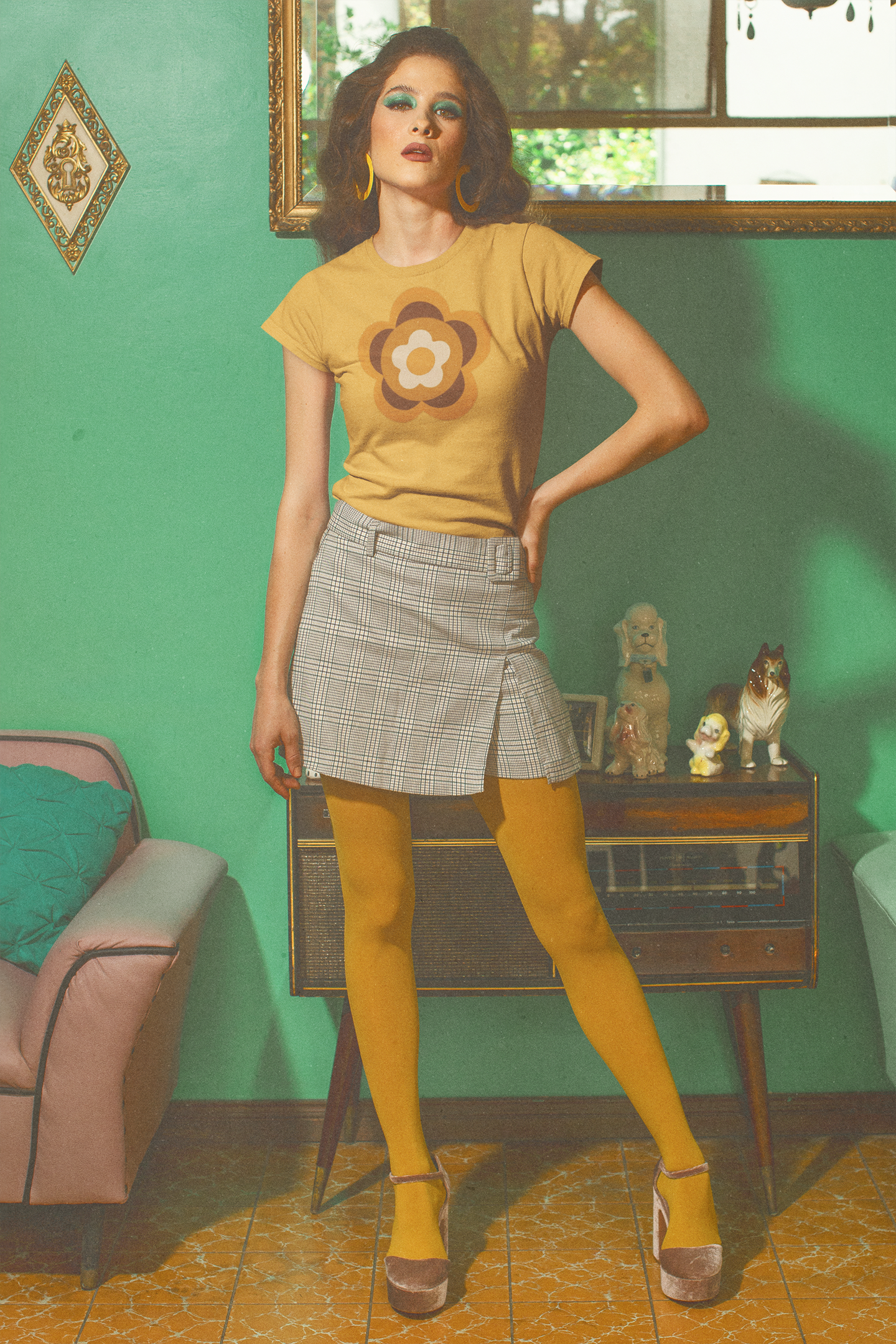'Boho Koko' Flower T-Shirt